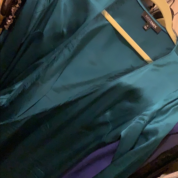 INTERMIX Charlie Wrap Front Maxi Dress Size 0 - Picture 8 of 8